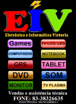 Desbloqueio de PlayStation em joaopessoa. EIV Eletrônica e Informática Victoria